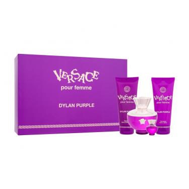 Versace Pour Femme Dylan Purple 100Ml Edp 100 Ml + Edp 5 Ml + Shower Gel 100 Ml + Body Lotion 100 Ml Ženski  Body Lotion(Eau De Parfum)  