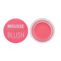 Makeup Revolution London Mousse Blush 6G  Ženski  (Blush)  Squeeze Me Soft Pink