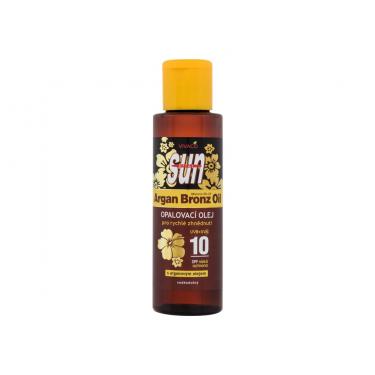 Vivaco Sun Argan Bronz Suntan Oil  100Ml   Spf10 Unisex (Losion Za Tijelo Od Sunca)