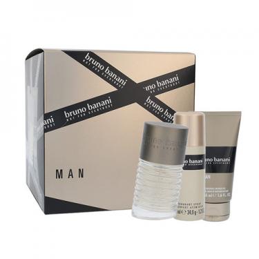 Bruno Banani Man  Edt 50Ml + 50Ml Shower Gel + 50Ml Deodorant 50Ml    Muški (Eau De Toilette)