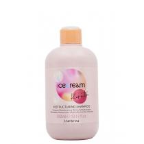 Inebrya Ice Cream Keratin 300Ml Restructuring Shampoo   (Shampoo) Unisex  