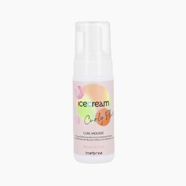 Inebrya Ice Cream Curly Plus 150Ml Curl Mousse   (Waves Styling) Unisex  