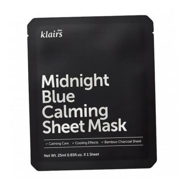 Dear, Klairs Midnight Blue Calming Sheet Mask      25ml(Face Mask) Unisex