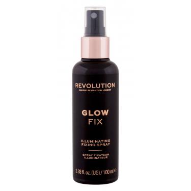 Makeup Revolution London Glow Fix Illuminating Fixing Spray  100Ml    Ženski (Fiksator Šminke)