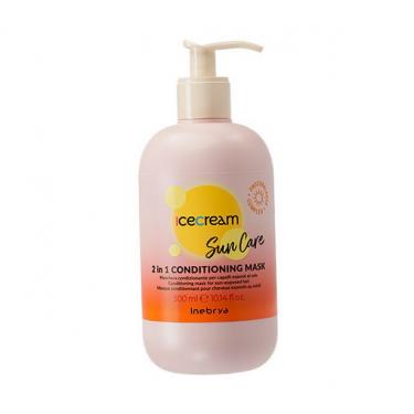 Inebrya Sun Care 2 In 1 Conditioning Mask      300ml(Hair Mask) Unisex