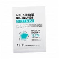 Aplb Glutathione Niacinamide 25Ml Sheet Mask   (Face Mask) Unisex  