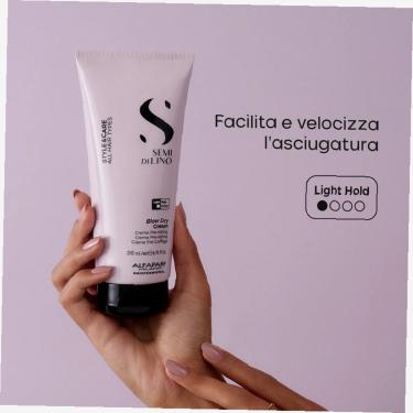 Alfaparf Milano Semi Di Lino Style & Care 200Ml Blow Dry Cream   (For Heat Hairstyling) Ženski  