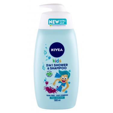 Nivea Kids 2In1 Shower & Shampoo  500Ml   Magic Apple Scent K (Gel Za Tuširanje)