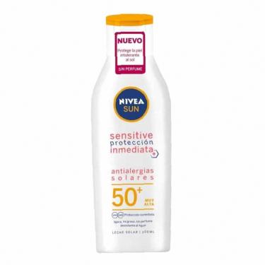 Nivea Sun 200Ml Sensitive Immediate Protect Lotion  Spf50+ (Sun Body Lotion) Unisex  