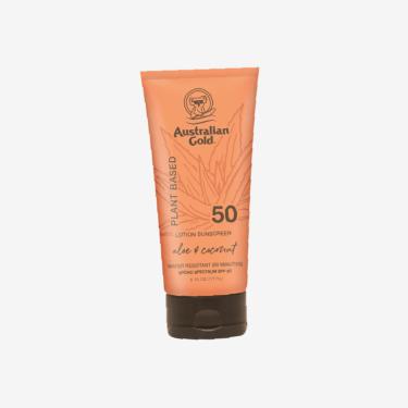 Australian Gold Plant Based 177Ml Aloe & Coconut Lotion Sunscreen  Spf50 (Sun Body Lotion) Unisex  