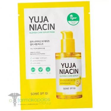 Some By Mi Yuja Niacin 30 Days Blemish Care Serum Mask      25g(Face Mask) Unisex