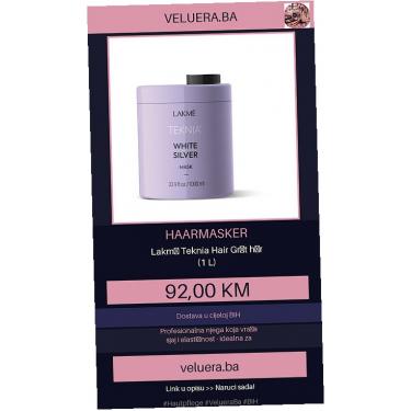 Lakmé Teknia White Silver 1000Ml Mask   (Hair Mask) Unisex  