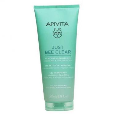 Apivita Just Bee Clear Purifying Cleanser Gel      200ml(Cleansing Gel) Unisex