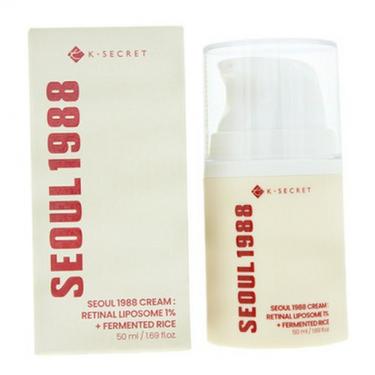 K-Secret Seoul 1988 Retinal Lipsome 1% + Fermented Rice Cream      50ml(Day Cream) Unisex