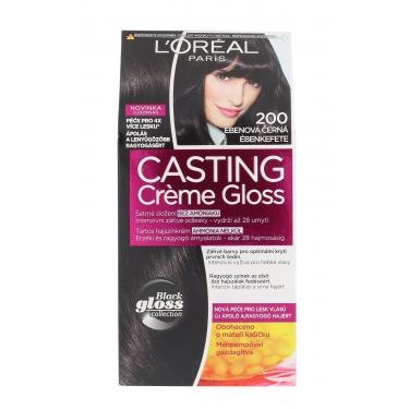 L'Oréal Paris Casting Creme Gloss   48Ml 200 Ebony Black   Ženski (Boja Kose)
