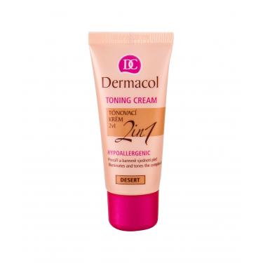 Dermacol Toning Cream 2In1  30Ml Desert   Ženski (Bb Krema)