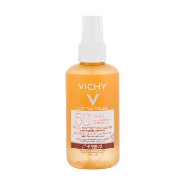 Vichy Capital Soleil Solar Protective Water Enhanced Tan  200Ml   Spf50 Ženski (Losion Za Tijelo Od Sunca)