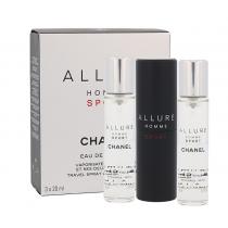 Chanel Allure Homme Sport   3X20Ml  Twist And Spray  Muški (Eau De Toilette)