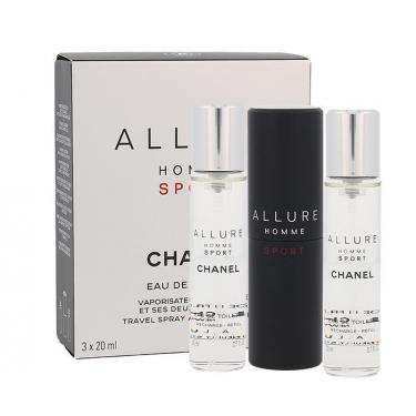 Chanel Allure Homme Sport   3X20Ml  Twist And Spray  Muški (Eau De Toilette)