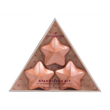 I Heart Revolution Star Bath Fizzer Kit Star Bath Fizzer 3 X 40 G 40G Coconut   Ženski (Fizzer Za Kupanje)