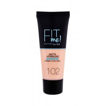 Maybelline Fit Me! Matte + Poreless  30Ml 102 Fair Ivory   Ženski (Makeup)