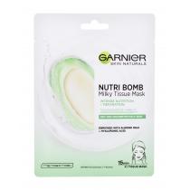 Garnier Skin Naturals Nutri Bomb Almond Milk + Hyaluronic Acid  1Pc    Ženski (Maska Za Lice)