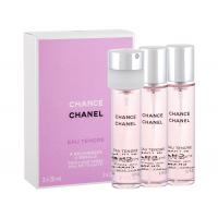 Chanel Chance Eau Tendre  20Ml  Refill 3X 20 Ml Ženski (Eau De Toilette)