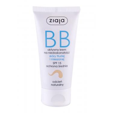Ziaja Bb Cream Oily And Mixed Skin  50Ml Natural  Spf15 Ženski (Bb Krema)