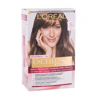 L'Oréal Paris Excellence Creme Triple Protection  48Ml 6,1 Natural Dark Ash Blonde   Ženski (Boja Kose)
