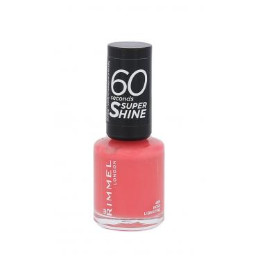 Rimmel London 60 Seconds Super Shine  8Ml 405 Rose Libertine   Ženski (Lak Za Nokte)