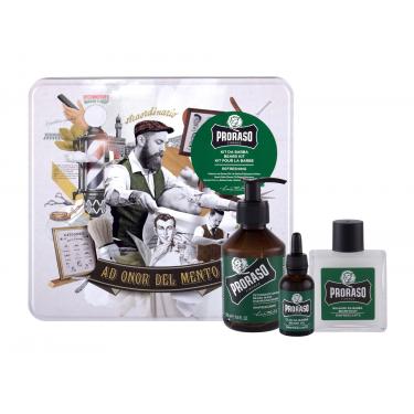 Proraso Eucalyptus Beard Wash Beard Shampoo 200 Ml + Beard Balm 100 Ml + Beard Oil 30 Ml + Jar 200Ml    Muški (Šampon)