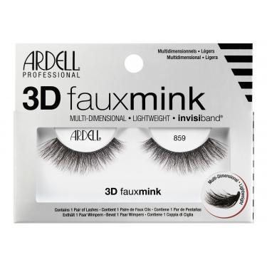 Ardell 3D Faux Mink 859  1Pc Black   Ženski (Umjetne Trepavice)