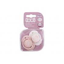 Lovi Baby Shower Dynamic Minisoother 2Pc  K  (Soother) Girl 0-2m 