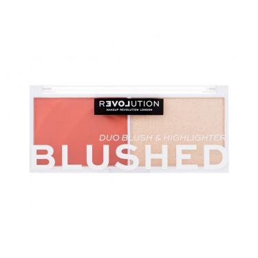 Revolution Relove Colour Play Blushed Duo Blush & Highlighter  5,8G Daydream   Ženski (Konturovací Paletka)