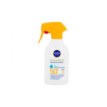Nivea Sun Babies & Kids Sensitive Protect Spray  270Ml   Spf50+ K (Losion Za Tijelo Od Sunca)