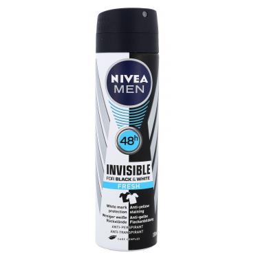 Nivea Men Invisible For Black & White Fresh  150Ml   48H Muški (Antiperspirant)