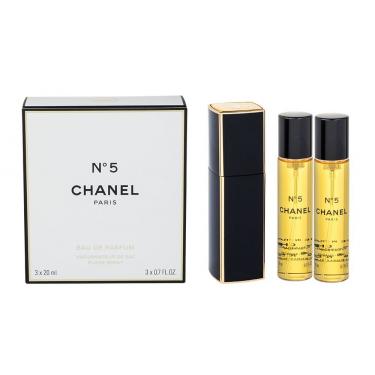 Chanel No.5   20Ml  Twist And Spray 3X 20 Ml Ženski (Eau De Parfum)