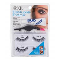 Ardell Natural Demi 120 False Eye Lashes 2 Pairs + Eye Lashes Glue 2,5 G + Applicator 1 Pcs 2Pc Black   Ženski (Umjetne Trepavice)
