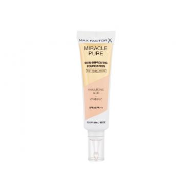 Max Factor Miracle Pure Skin-Improving Foundation  30Ml 33 Crystal Beige  Spf30 Ženski (Makeup)