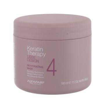 Alfaparf Milano Keratin Therapy Lisse Design Rehydrating  500Ml    Ženski (Maska Za Kosu)
