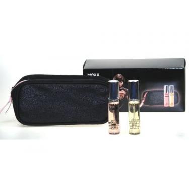 Mexx Mini Set 1  Edt 10Ml Mexx Woman + 10Ml Edt Mexx Black Woman + Cosmetic Bag 20Ml    Ženski (Eau De Toilette)