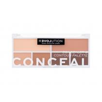 Revolution Relove Conceal Me Concealer & Contour Palette  11,2G Medium   Ženski (Korektor)