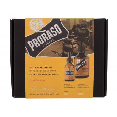 Proraso Wood & Spice Special Beard Care Set Beard Shampoo Wood & Spice 200 Ml + Beard Oil Wood & Spice 30 Ml 200Ml    Muški (Šampon)
