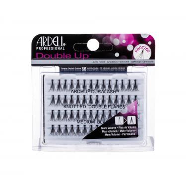 Ardell Double Up Duralash Knotted Double Flares  56Pc Medium Black   Ženski (Umjetne Trepavice)