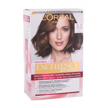 L'Oréal Paris Excellence Creme Triple Protection  48Ml 5,3 Natural Light Golden Brown   Ženski (Boja Kose)