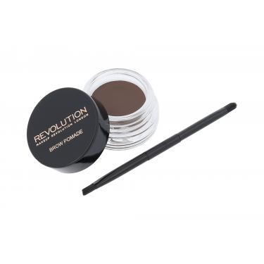 Makeup Revolution London Brow Pomade   2,5G Dark Brown   Ženski (Gel Za Obrve I Pomada Za Obrve)