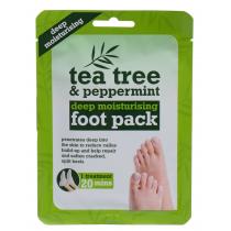 Xpel Tea Tree & Peppermint Deep Moisturising Foot Pack 1Ks  For Feet Hydration   Ženski(Kozmetika)