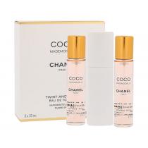Chanel Coco Mademoiselle   20Ml  Twist And Spray 3X 20 Ml Ženski (Eau De Toilette)