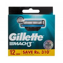 Gillette Mach3   12Pc    Muški (Zamjenska Oštrica)