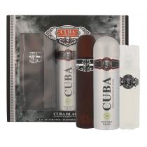 Cuba Black  Edt 100Ml + 100Ml Aftershave Lotion + 200Ml Deodorant 100Ml    Muški (Eau De Toilette)